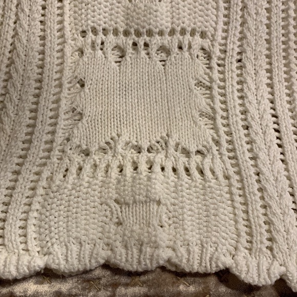 100% Cotton White Knit Summer Dress - Picture 4 of 7